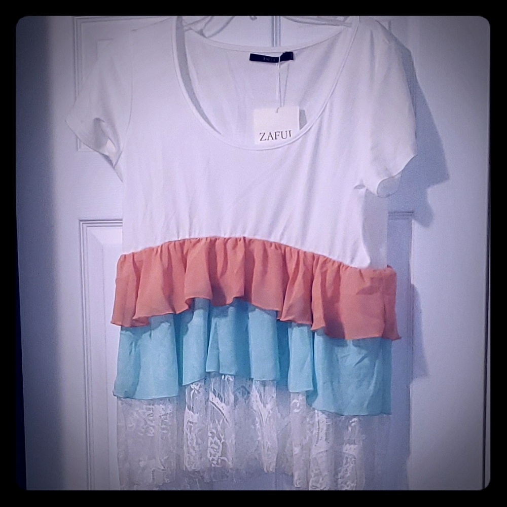 Zaful Ruffle Top